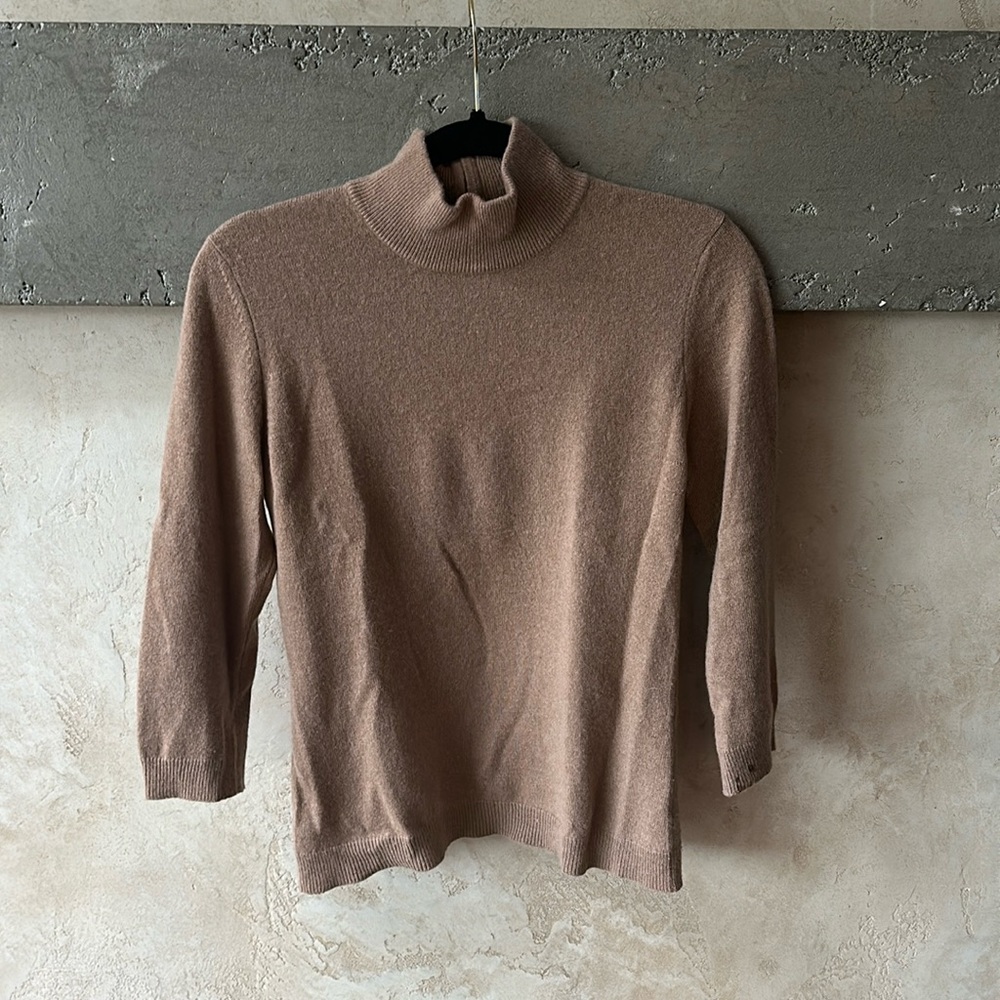 Tory Burch Mock Neck Cashmere Sweater